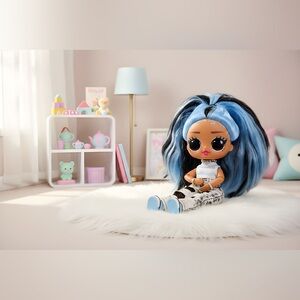LOL Surprise Tweens Freshest Fashion Doll 6.5” Blue Black Hair